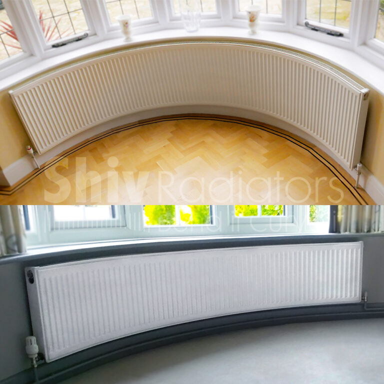 400mm x 2000mm Eco Rad Single Panel Convector Curved Radiator - Shiv ...